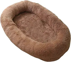 Dog Bed Pet Bed with Padded Dog Bed Dog Bed Pet Pad Plush Four Season Universal Pet Bed Removable and Washable Multi Color Cat Bed (Color : E, Size : A) (C B)